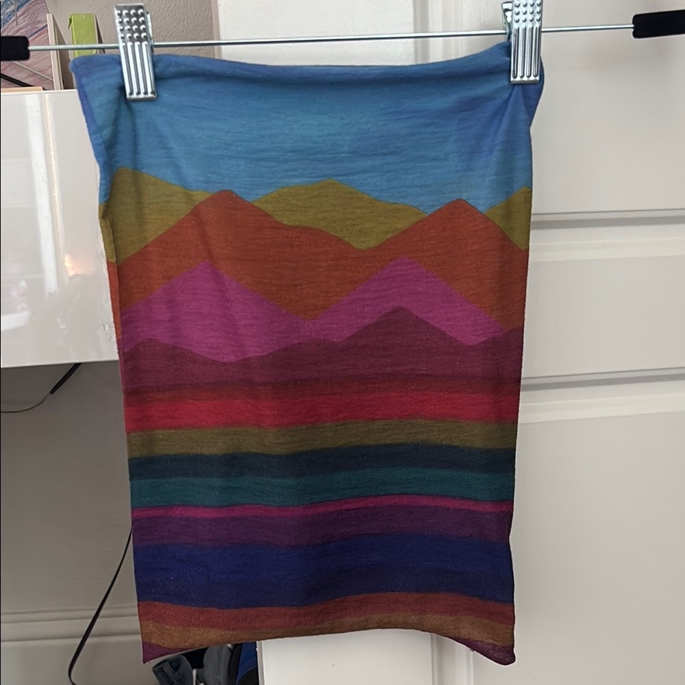 PacSun Blue Pink Mini Pencil Tank Top